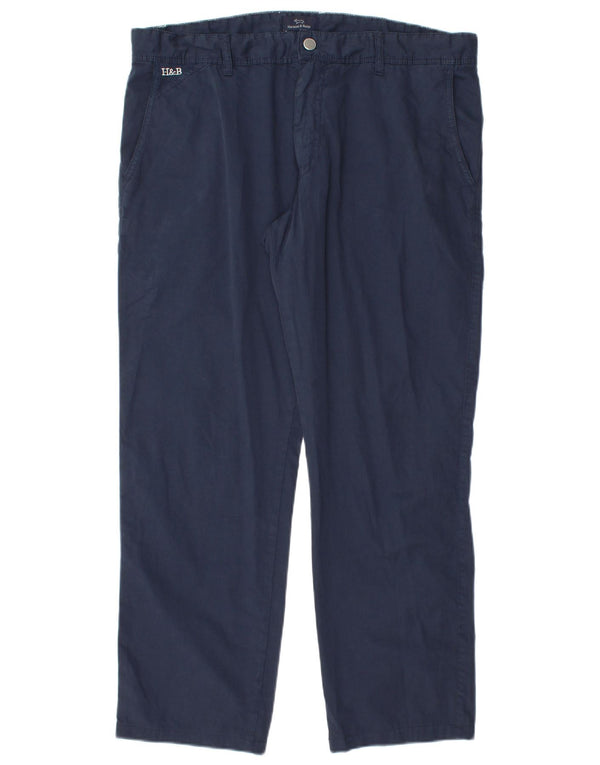 Harmont & Blaine Lige Chinobukser til mænd IT 54 2XL W36 L28 Marineblå