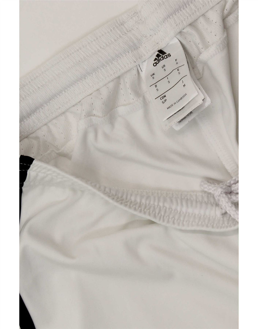 Adidas Dame Juventus Sports Shorts UK 8 Small White Polyester