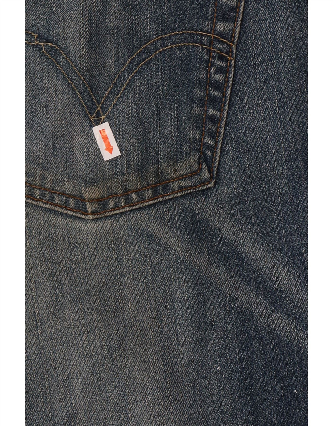 LEVI'S Herre 506 Straight Jeans W36 L34 Blå Bomuld