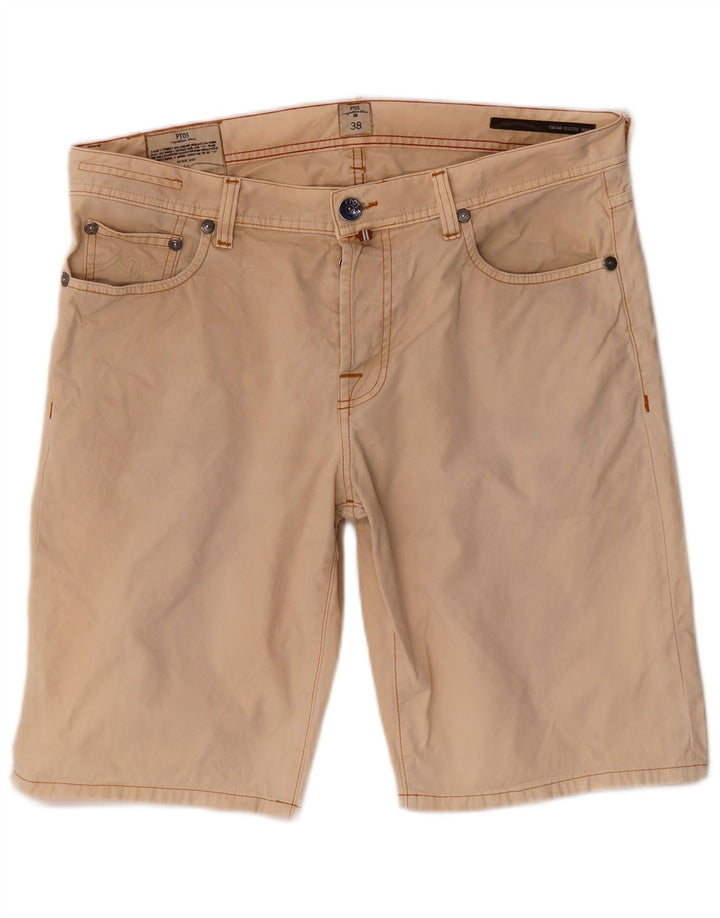 PT05 Herre Casual Shorts W38 XL Beige Bomuld