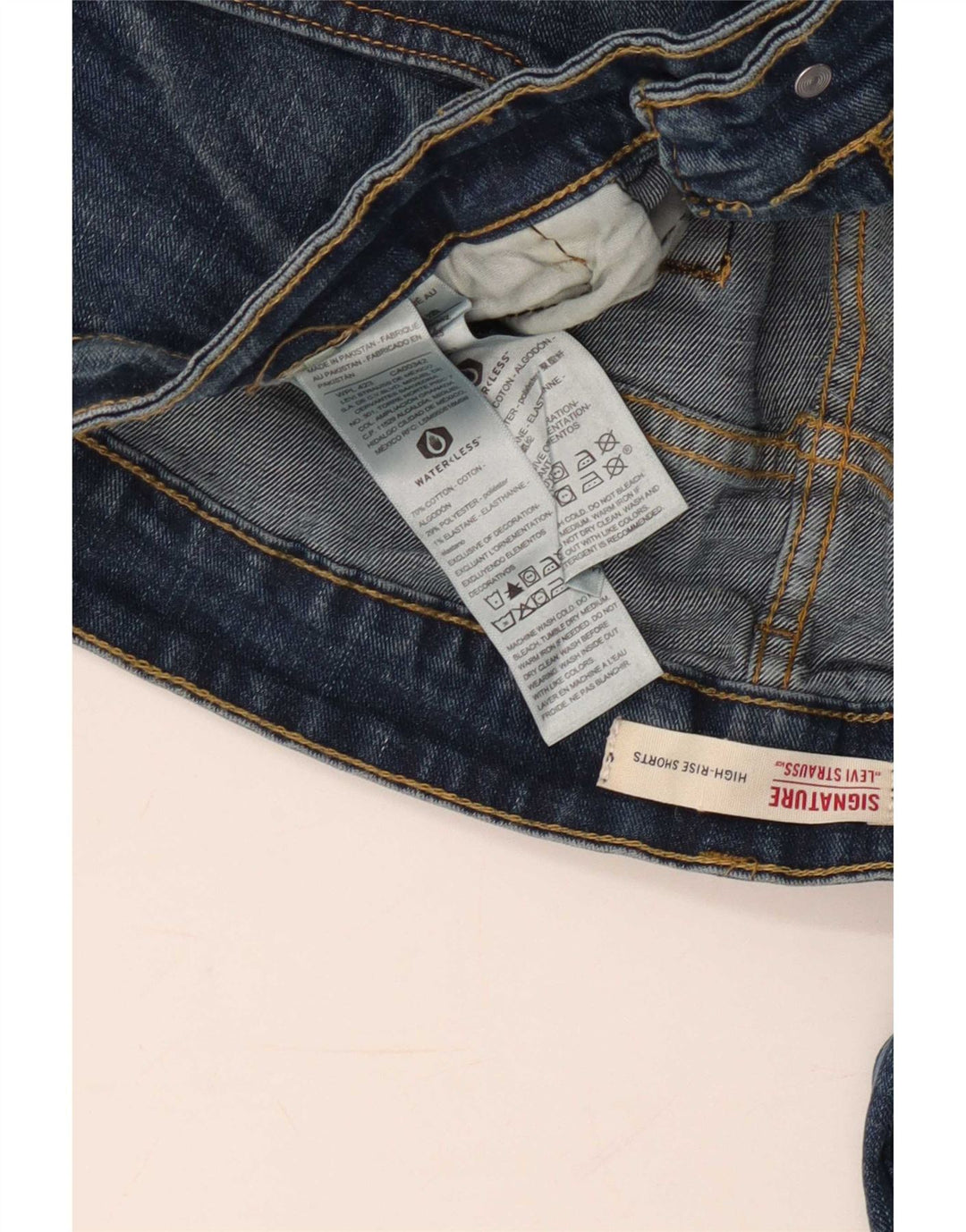 Levi's Herre 511 High Rise Slim Jeans W38 L32 Blå Bomuld