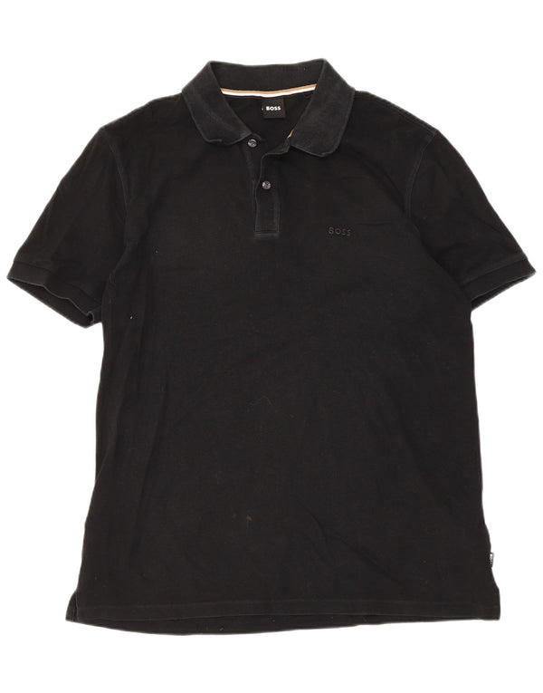 Hugo Boss Herre Polo Shirt XL Sort Bomuld