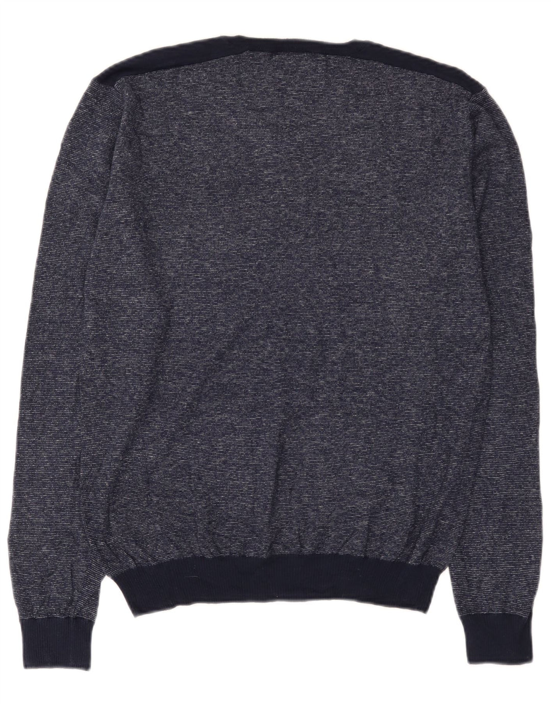 Guess Herre V-hals sweater XL Navy Blue Flecked
