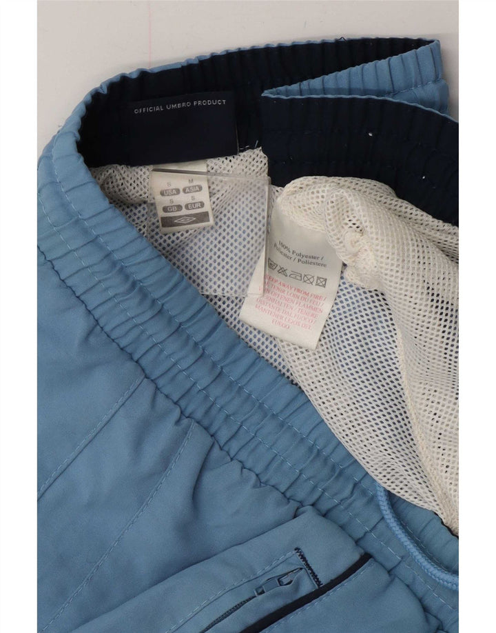Umbro Herre grafiske sportsshorts Små blå polyester