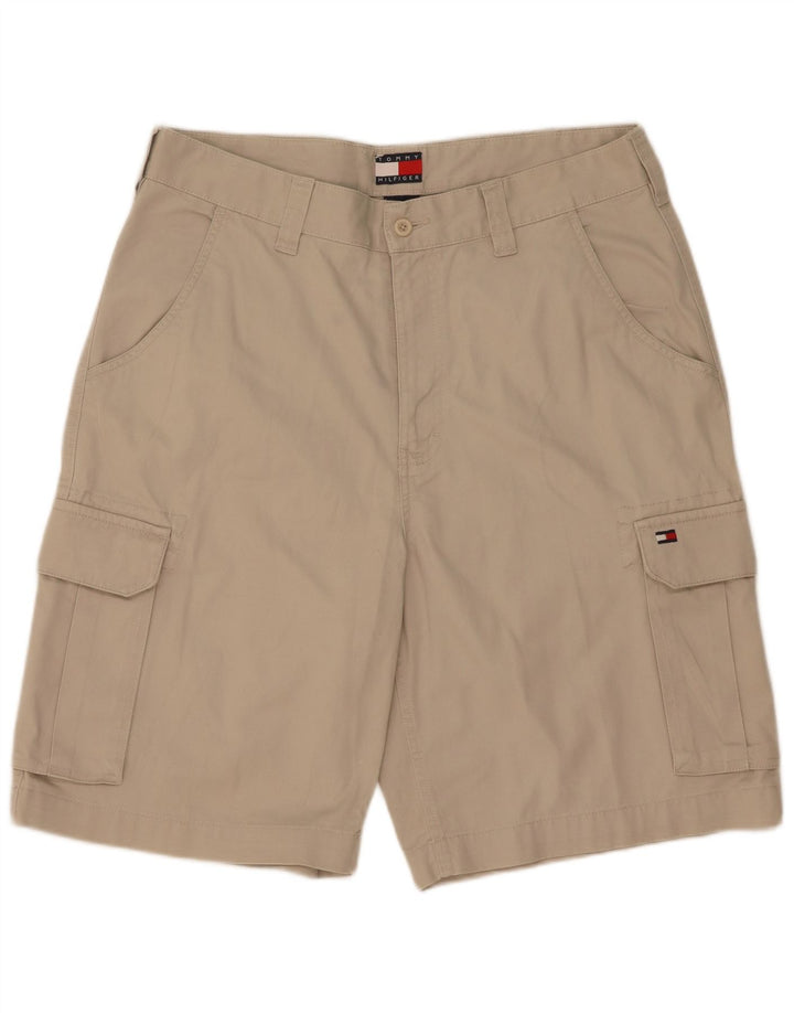 Tommy Hilfiger Herre Cargo Shorts W34 Stor Beige Bomuld