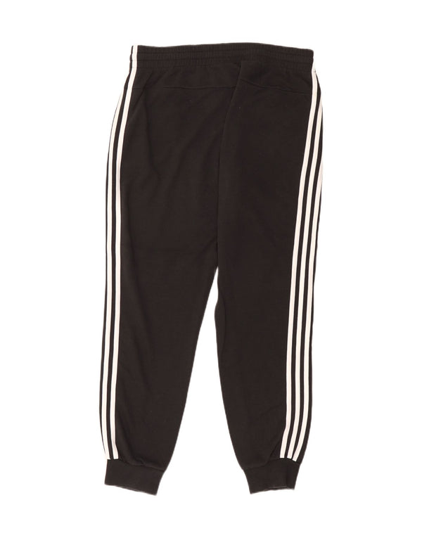 Adidas Dame træningsdragt Bukser Joggers UK 14 Large Black Bomuld