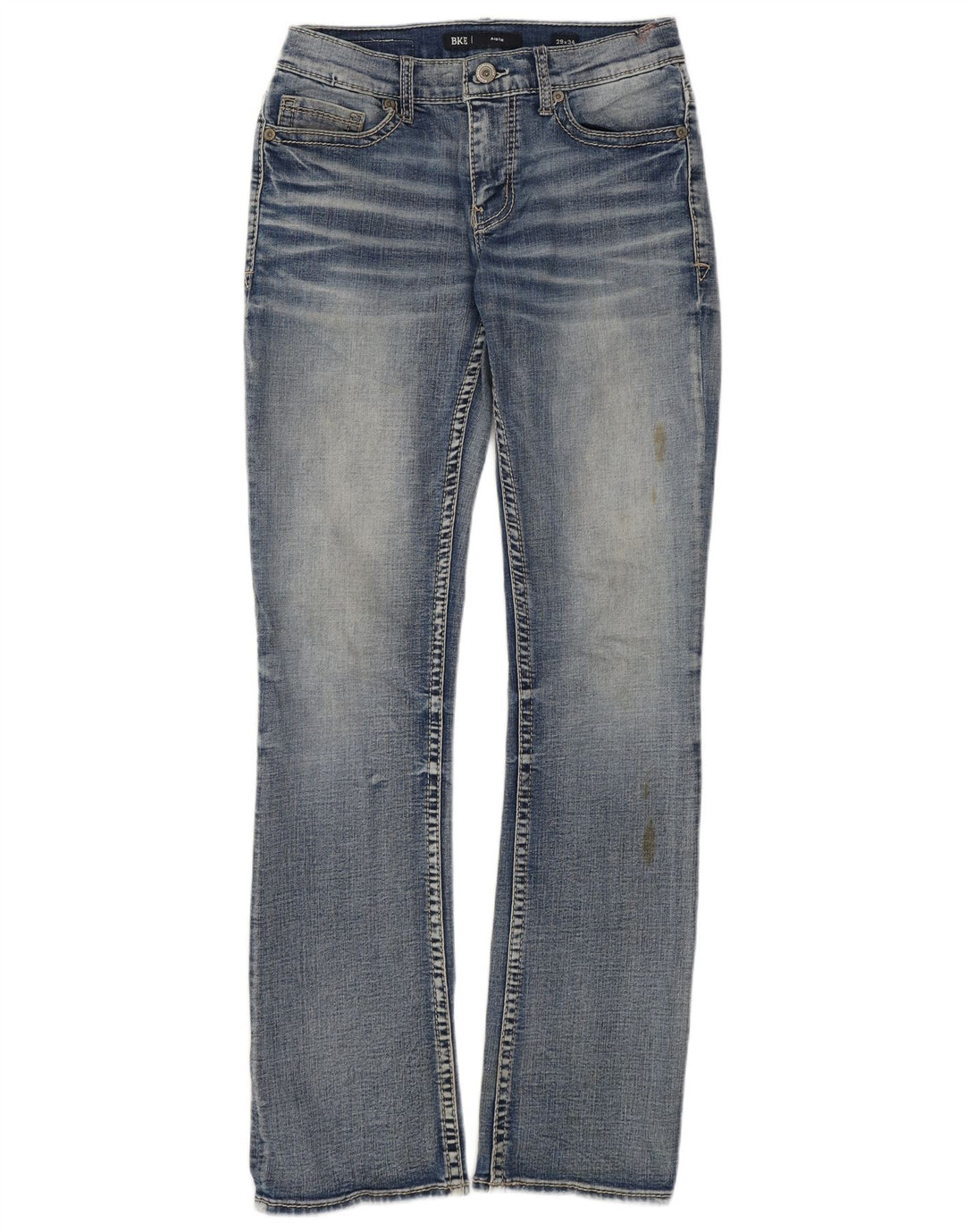 BKE Dame Aiden Bootcut Jeans W29 L34 Blå Bomuld