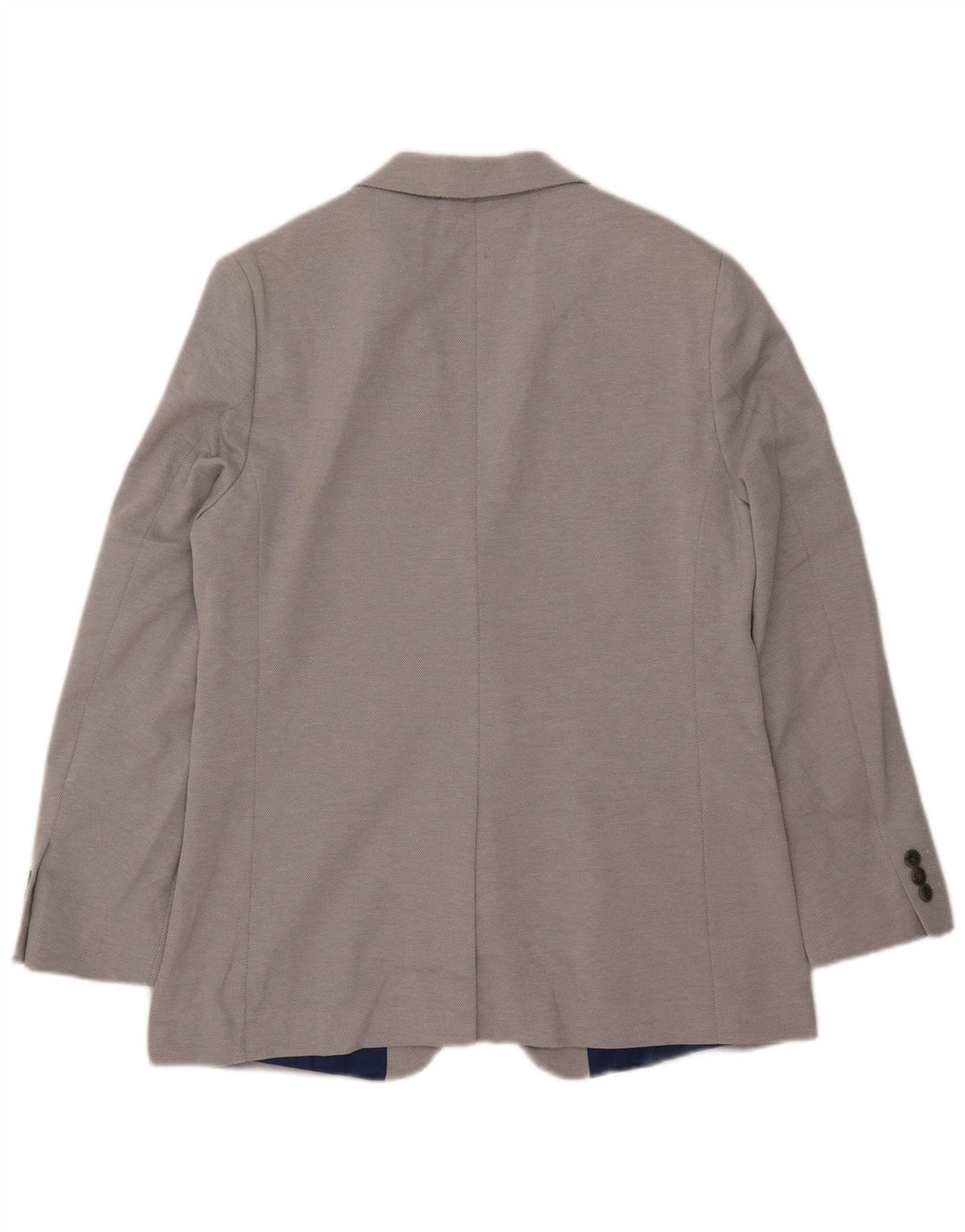Marks & Spencer Herre 2 Button Slim Blazer Jacket UK 40 Large Grå Polyester
