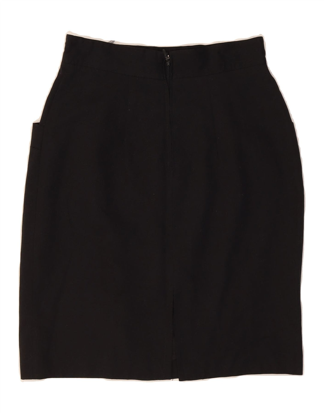 LEGEND Womens Pencil Skirt IT 42 Medium W28 Black Polyester Vintage Legend and Second-Hand Legend from Messina Hembry 