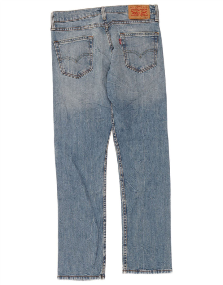 Levi's Herre 504 Straight Jeans W30 L30 Blå Bomuld