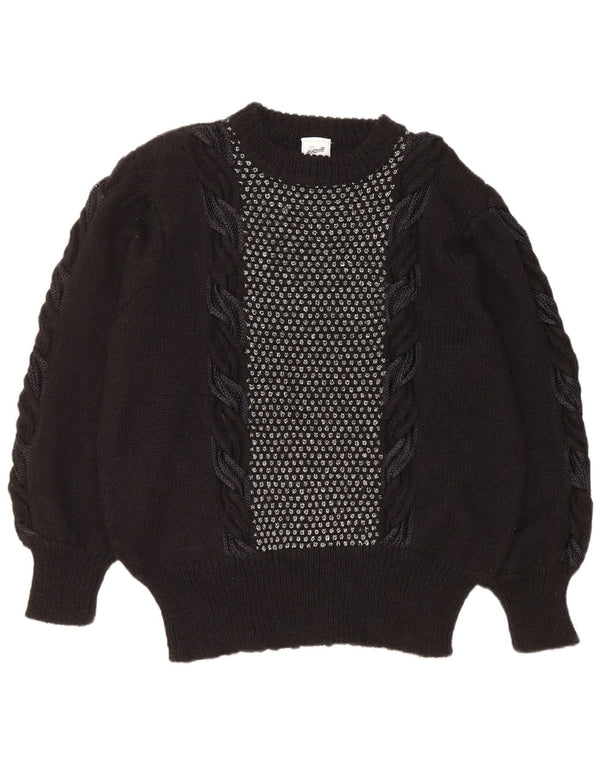 C&A Dame Loose Fit Jumper Sweater EU 48/50 XL Sort Akryl