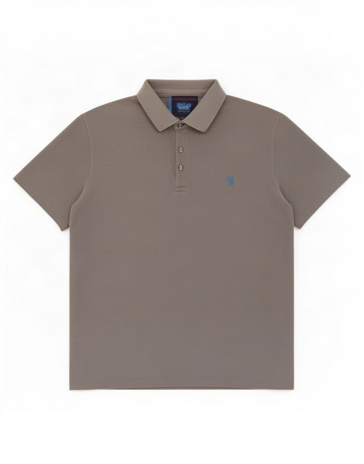 Trussardi Jeans Herre Polo Shirt Large Grå