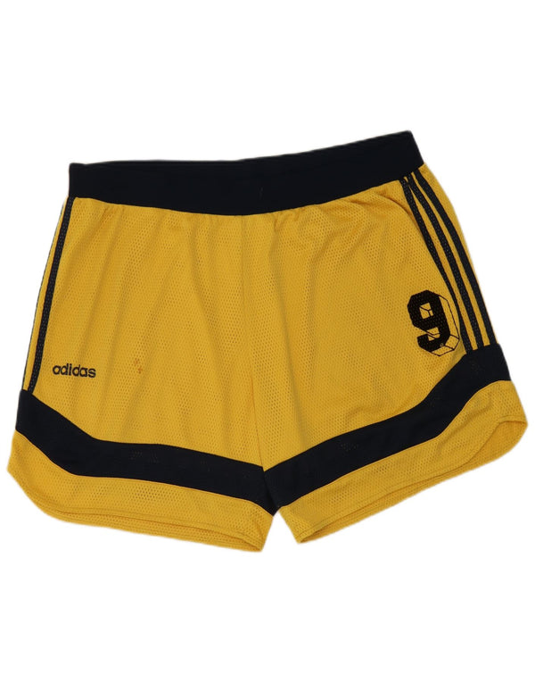 Adidas Herre grafiske sportsshorts XL Gul Colourblock