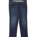 CHAPS Womens Straight Jeans US 16 2XL W38 L30 Navy Blue Cotton Vintage Chaps and Second-Hand Chaps from Messina Hembry 