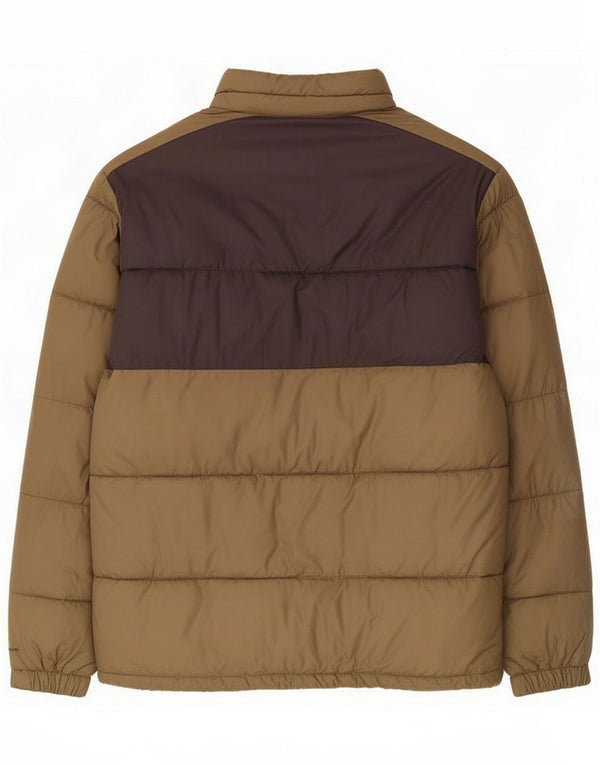 Columbia Polstret jakke til mænd UK 42 XL Khaki Colourblock Polyester