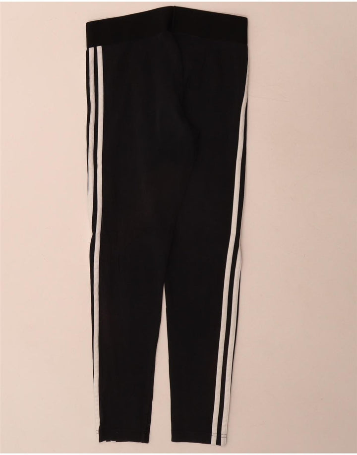 Adidas Dame Leggings UK 8/10 Small Black Bomuld