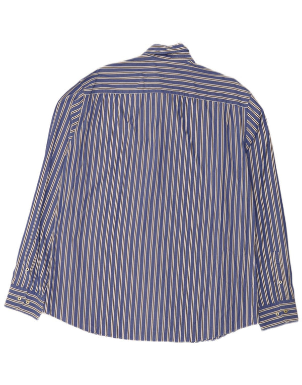 Massimo Dutti Herreskjorte 2XL Blå Stribet