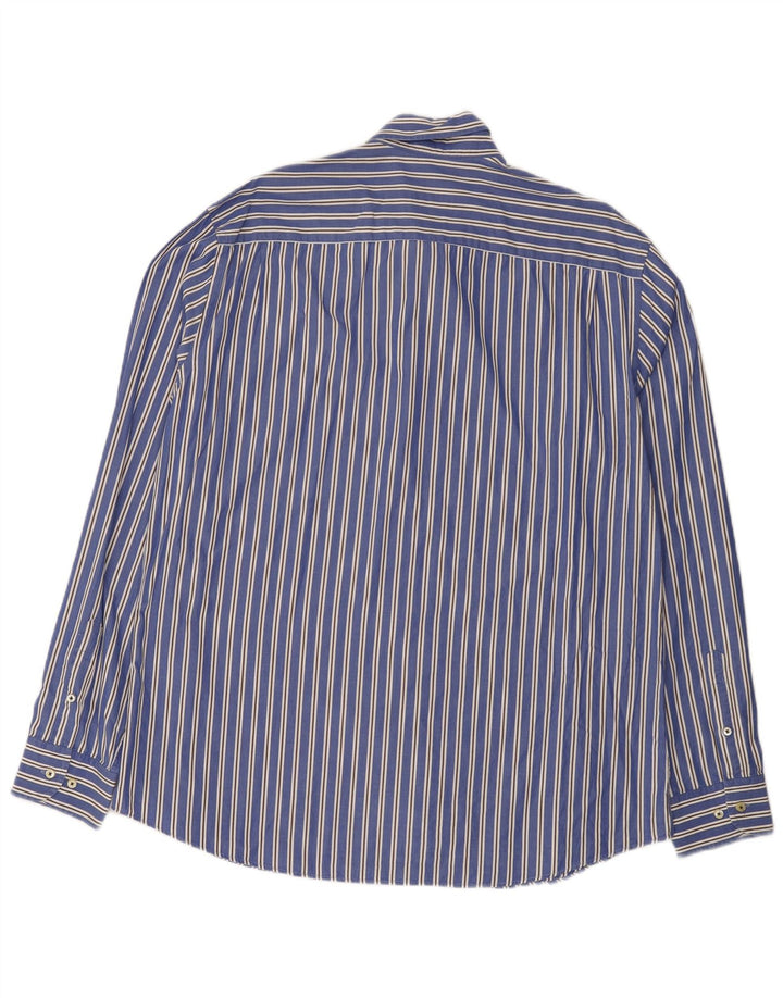 Massimo Dutti Herreskjorte 2XL Blå Stribet