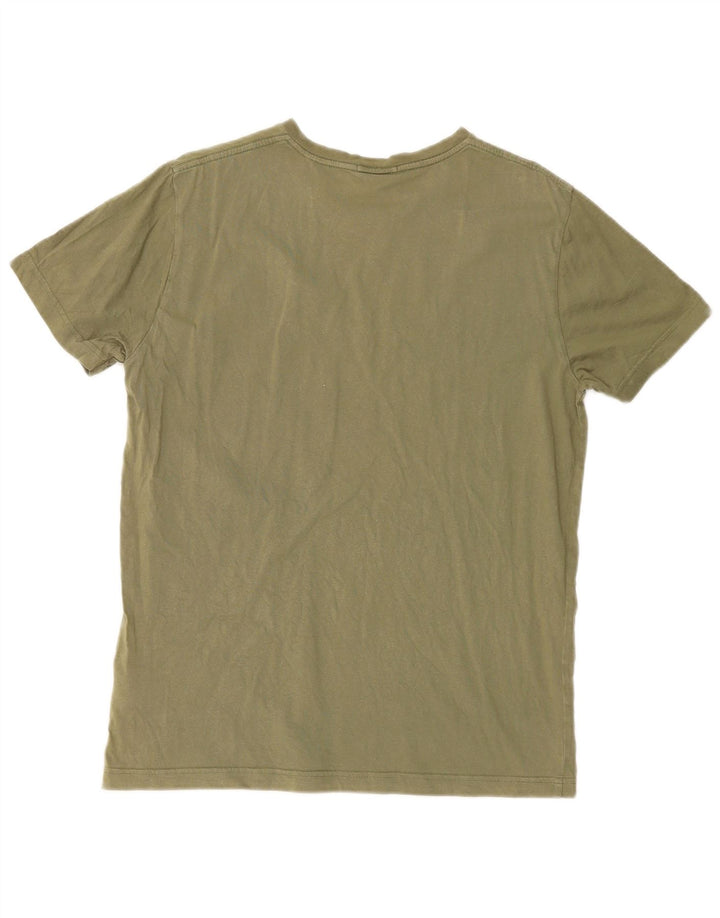 Gant Regular T-Shirt Top Medium Khaki Bomuld