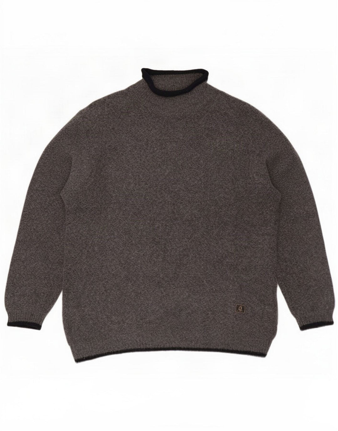 Invicta Herre Turtle Neck trøje Sweater Large Grey Wool