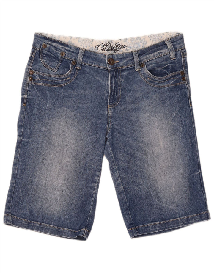 Marks & Spencer Herre Denim Shorts UK 12 Medium W32 Blue Cotton