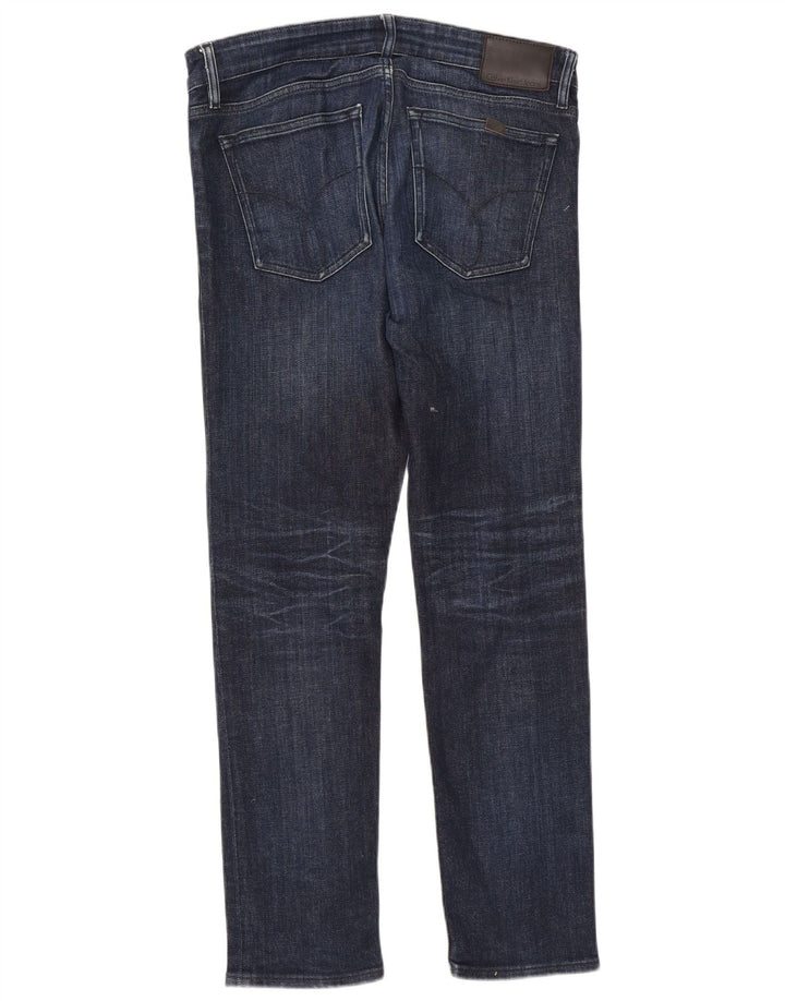 Calvin Klein Herre Slim Jeans W33 L32 Marineblå Bomuld