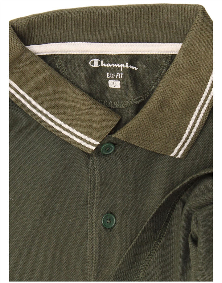 Champion Herre Easy Fit Polo Shirt Large Khaki