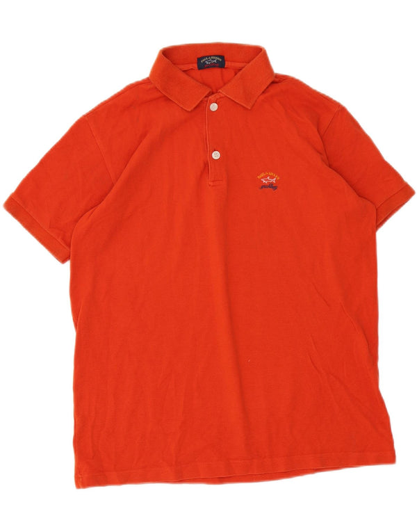 Paul & Shark Boys Yachting Polo Shirt 13-14 år Orange Bomuld