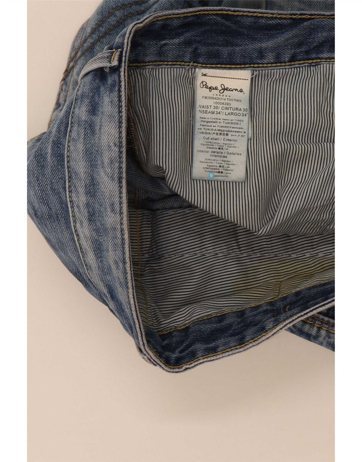 PEPE Jeans Herre Lige W30 L34 Blå Bomuld