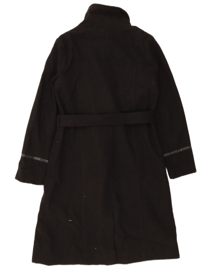 Oasis Dame Overfrakke UK 16 Stor Sort Polyester