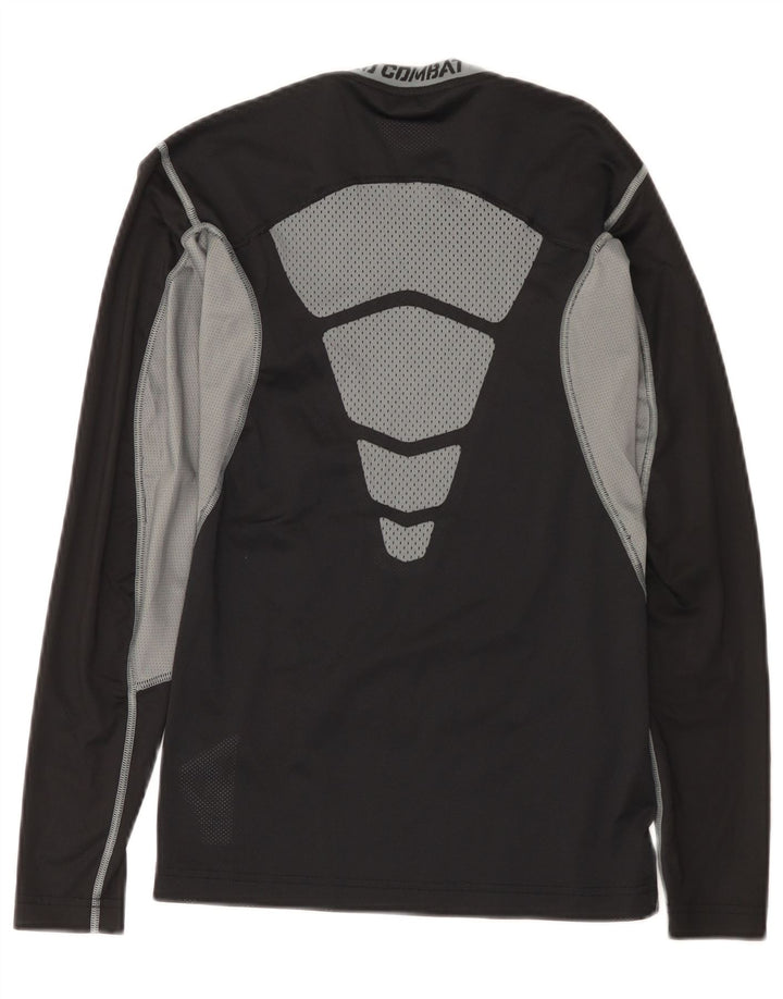Nike Herre Dri Fit Top Langærmet Lille Sort Colourblock Polyester