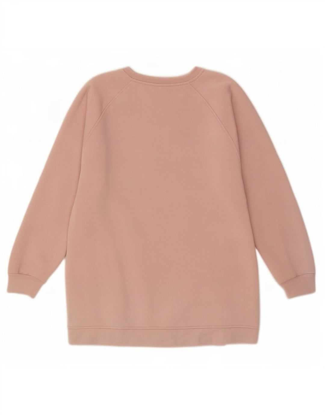 Marks & Spencer Dame Sweatshirt Jumper UK 14 Large Pink Bomuld