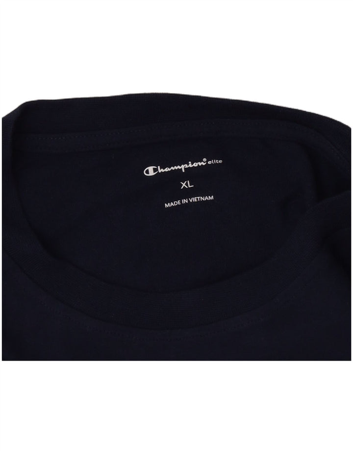 Champion Herre grafisk T-shirt top XL marineblå