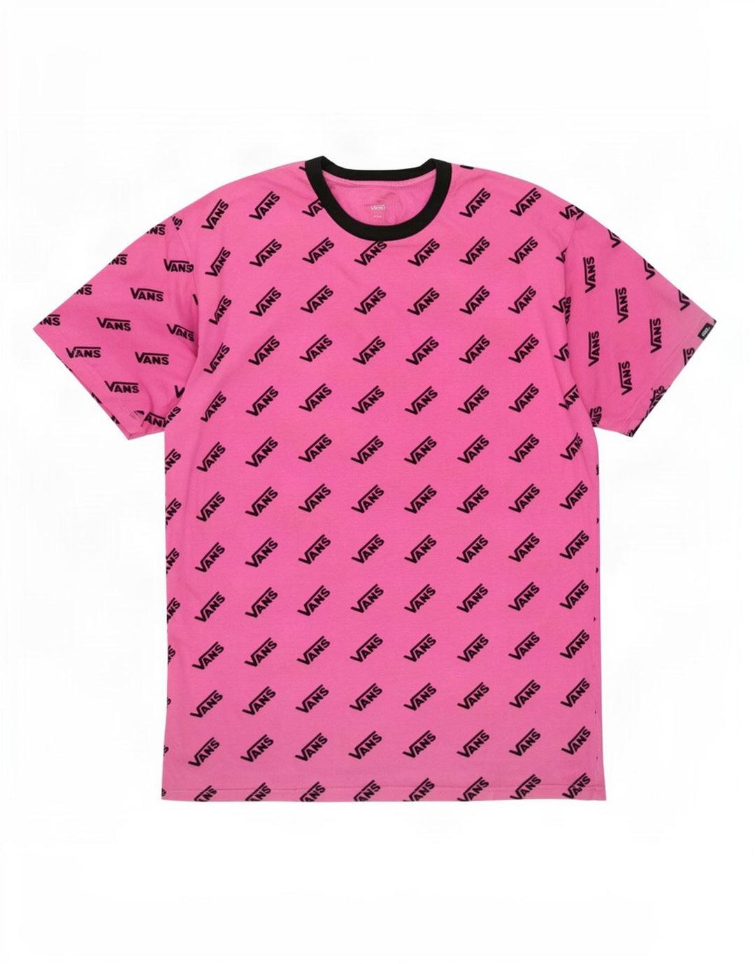 Vans Herre Grafisk T-Shirt Top Stor Pink Bomuld