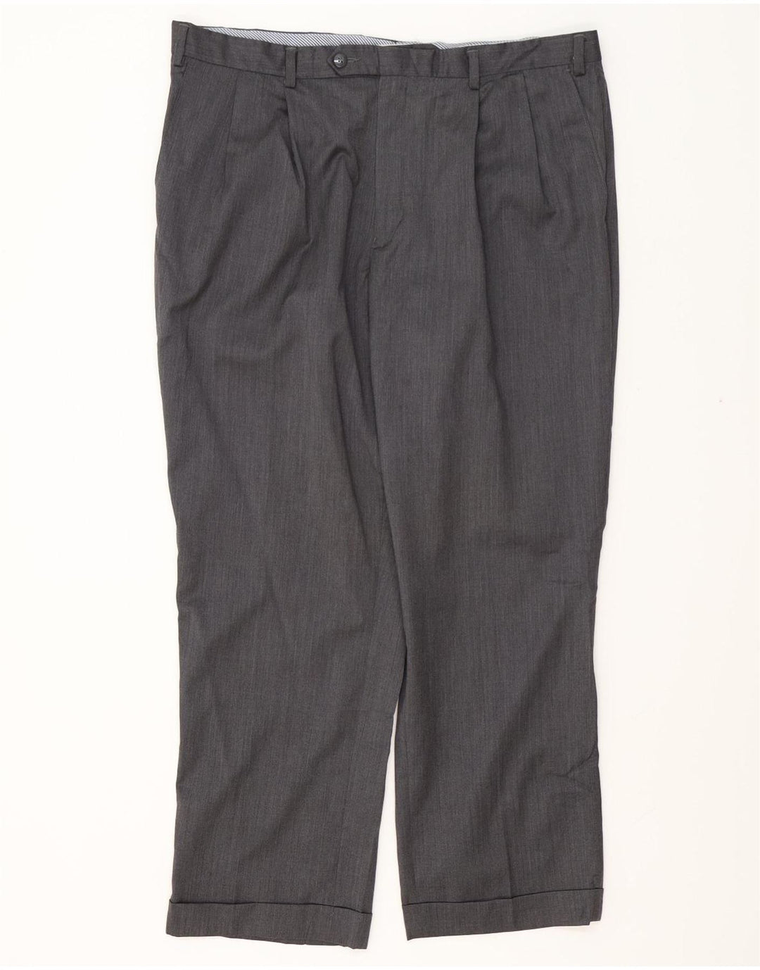 IZOD Herre Pegged Suit Bukser W38 L29 Grå Uld