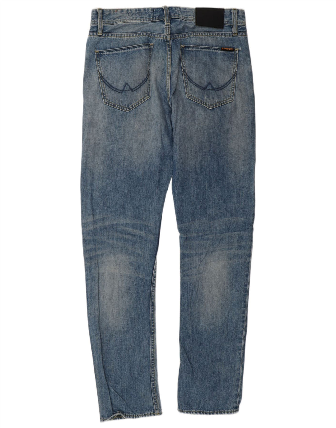 Superdry Løse jeans til mænd W30 L32 blå bomuld
