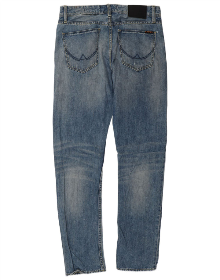 Superdry Løse jeans til mænd W30 L32 blå bomuld