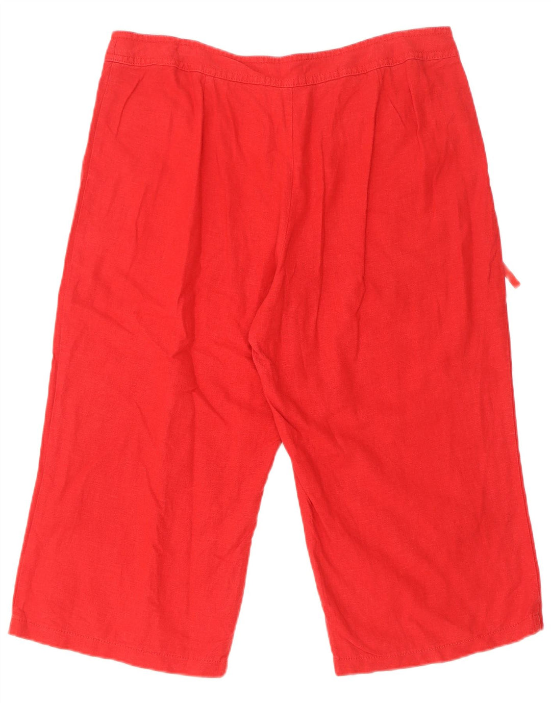 Marks & Spencer Bermuda Shorts til kvinder UK 16 Large W34 Red Linen