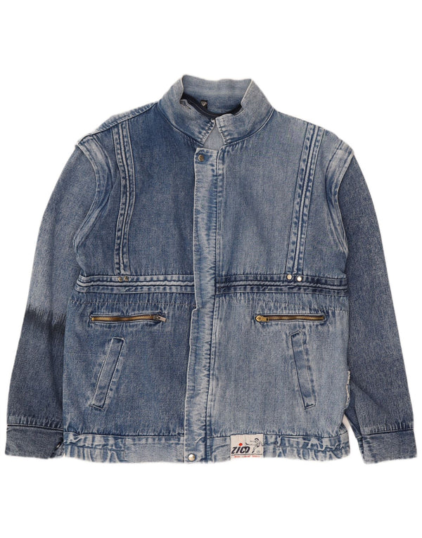 Vintage denimjakke til mænd IT 48 Medium Blue