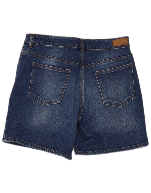 Fat Face Dame Denim Shorts UK 10 Small W30 Blue Cotton