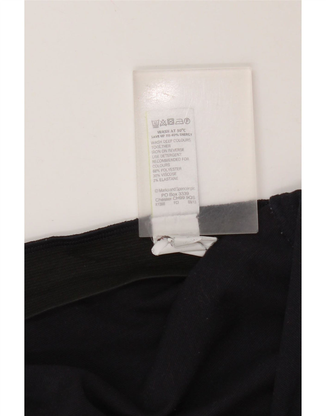 Marks & Spencer Dame Casual Bukser UK 12 Medium W30 L28 Navy Blue