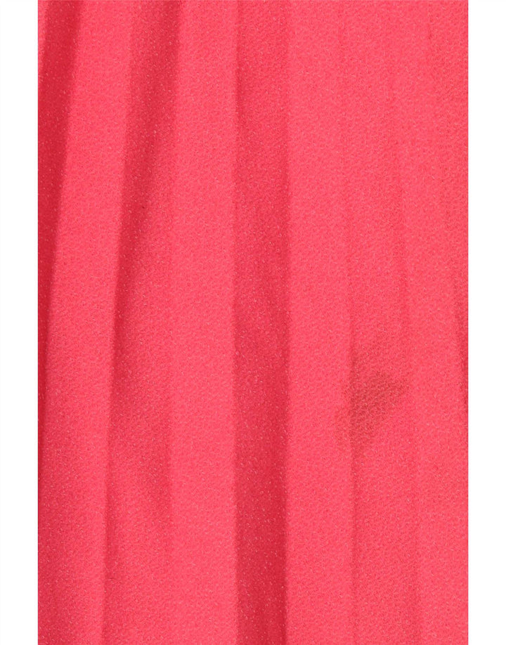Vintage ærmeløs maxikjole til kvinder UK 12 Medium Pink