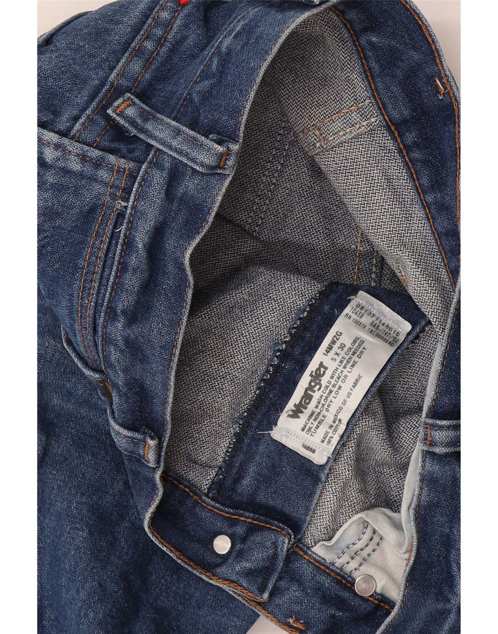 Wrangler Straight Jeans til kvinder US 5 Small W26 L30 Blue Cotton