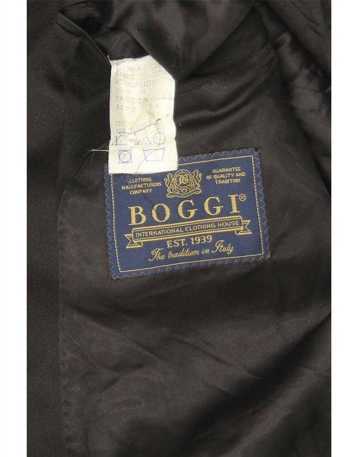 Boggi Herre 1 Knap Blazer Jakke IT 54 2XL Sort