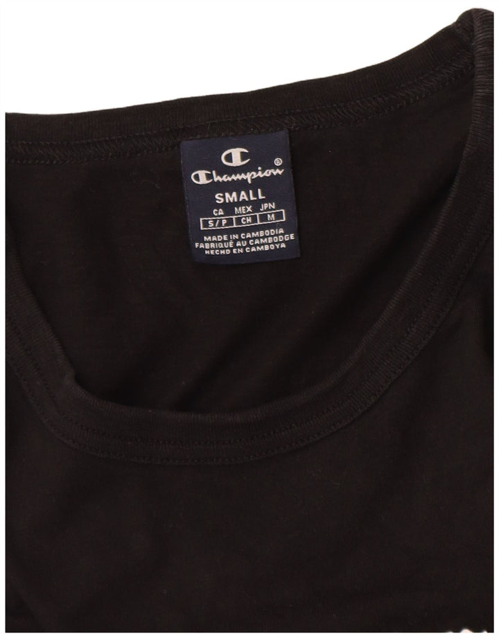 CHAMPION Herre Grafisk T-Shirt Top Lille Sort