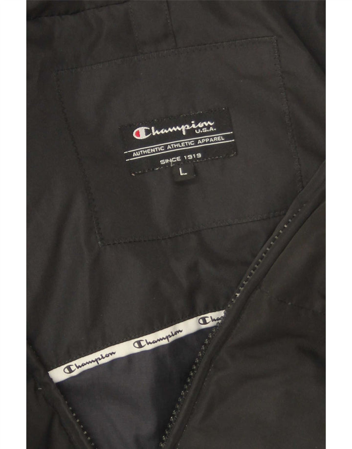 Champion Dame Hætte Polstret Jakke UK 16 Large Sort