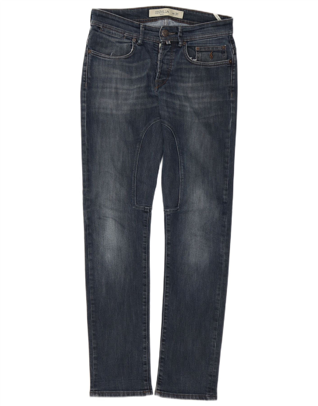 SIVIGLIA Slim Jeans til mænd W31 L32 Marineblå bomuld