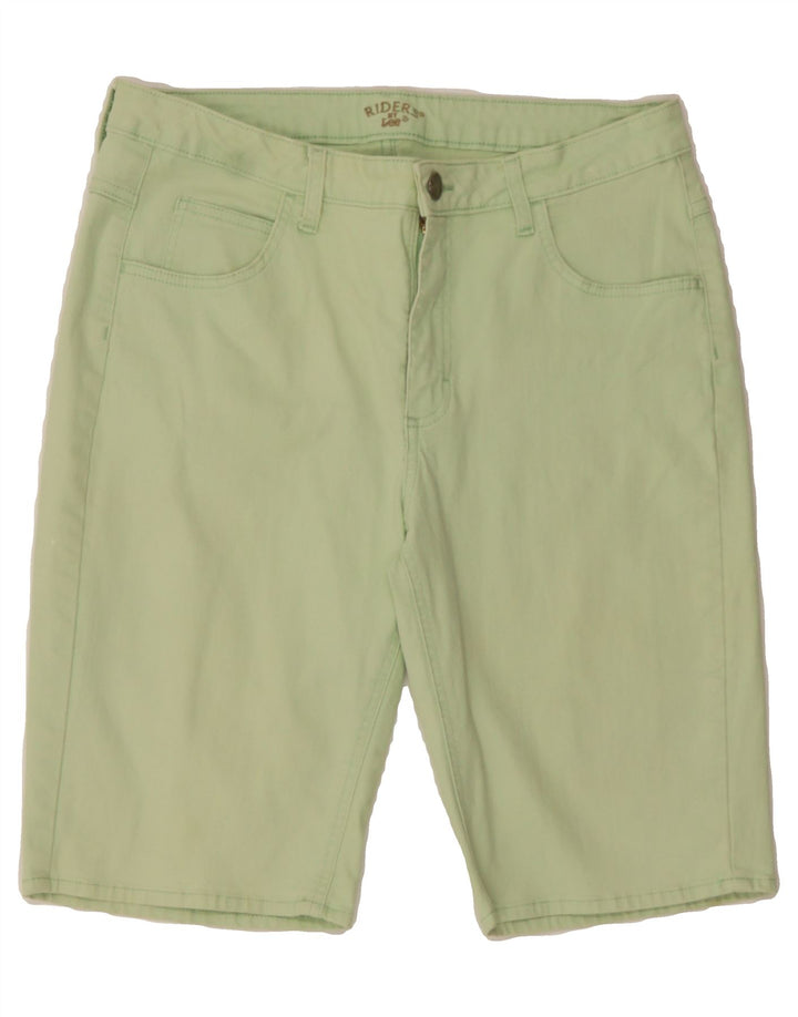 LEE Womens Denim Shorts US 12 Large W32 Green Cotton Vintage Lee and Second-Hand Lee from Messina Hembry 