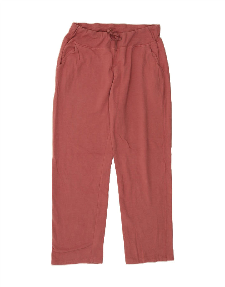 EDDIE BAUER Womens Tracksuit Trousers UK 16 Large  Pink Cotton Vintage Eddie Bauer and Second-Hand Eddie Bauer from Messina Hembry 