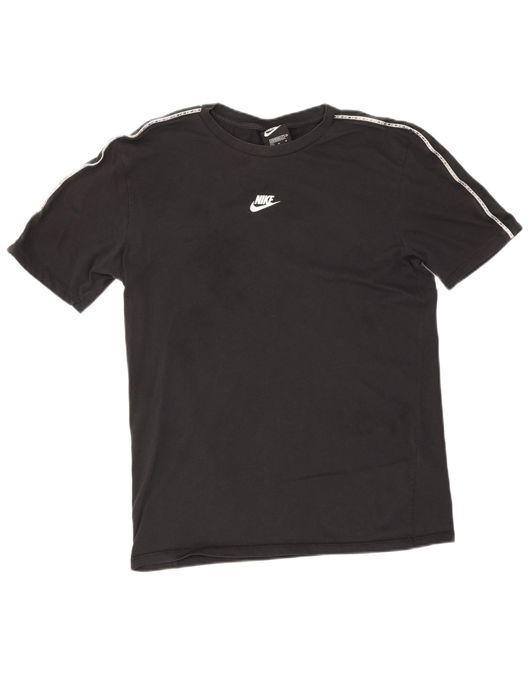 Nike Standard Fit T-shirt top mellem sort bomuld